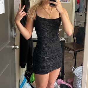 Lucy in the Sky black sequin dress